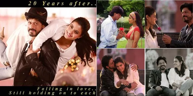 Kocak! Usai Semprot Muka Kajol, SRK Beri Pelukan dan Ciuman Mesra