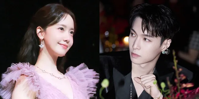 Kombo Visual! Potret Lay EXO dan Yoona SNSD Ngobrol di Event Shanghai, Pakai Bahasa Apa Ya?
