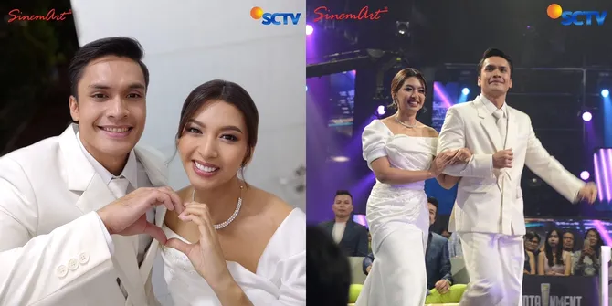 Kompak Tampil Serba Putih, Ini 8 Potret Alisia Rininta dan Randy Pangalila Bintang Sinetron 'TAKDIR CINTA YANG KUPILIH' di Infotainment Awards 2023
