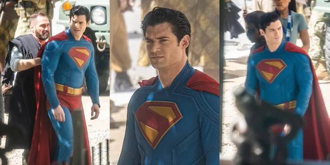 Kostumnya Disorot, 10 Foto Candid David Corenswet Syuting SUPERMAN di Cleveland Amerika Serikat