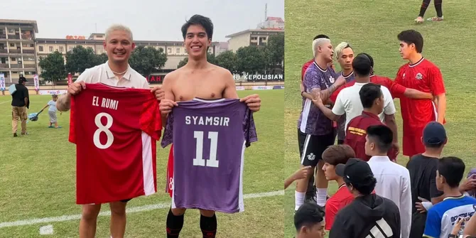Kronologi Perdebatan El Rumi dan Syamsir Alam di Laga Colossus FC Vs Selebritis FC