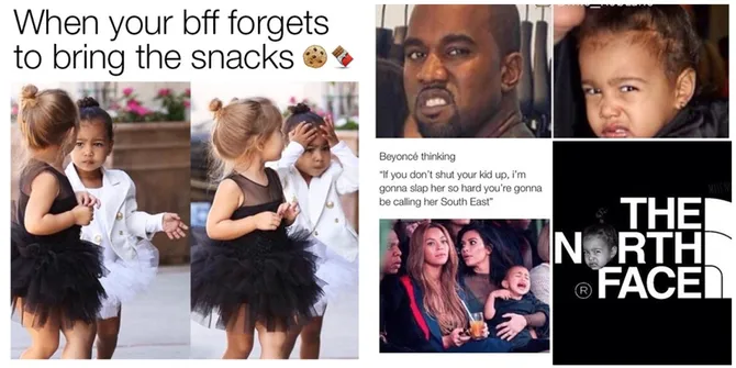 Kumpulan Meme-Meme Kocak North West, Bikin Ngakak Seharian