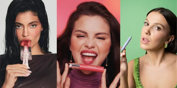 Kylie Jenner - Selena Gomez, Inilah 8 Seleb Hollywood yang Miliki Produk Kecantikan