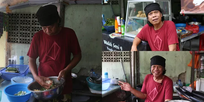 Lama Tak Muncul, Ini Potret Terbaru Dondot Teamlo yang Kini Menyambung Hidup Dengan Jualan Gorengan