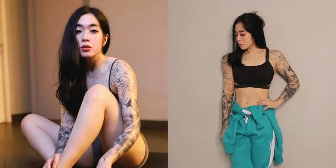 Lama Tak Terdengar Kabarnya, Potret Terbaru Prisa Rianzi yang Makin Nyentrik - Hot Mom Kekar dan Bertato