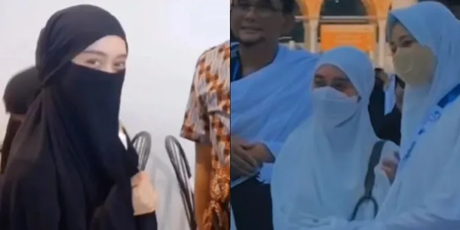 Lesti Kejora Mulai Bisa Tersenyum, 8 Potret Istri Rizky Billar Selama Jalani Ibadah Umroh - Sempat Nangis di Depan Ka'bah