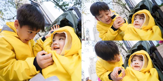 Liburan ke Amerika, Ini 8 Potret Interaksi Rafathar Dan Rayyanza Anak yang Sukses Bikin Gemas