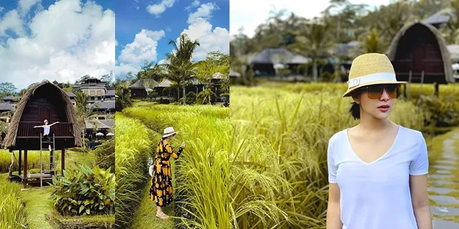 Liburan Singkat, Syahrini - Reino Barack Romantis Berdua di Ubud