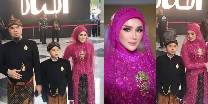 Maia ke Eropa, Potret Mulan Jameela Dampingi Ahmad Dhani di Ngunduh Mantu Al Ghazali