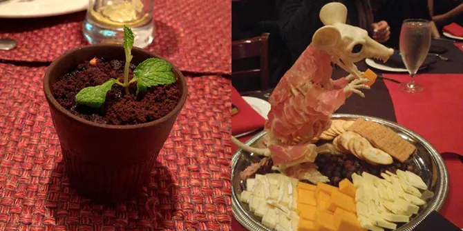 Makanan Restoran Ini Disajikan Secara Aneh Demi Memukau Customer