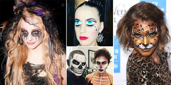 Makeup Halloween Artis Hollywood, Dari Unik Sampai Bikin Ngeri