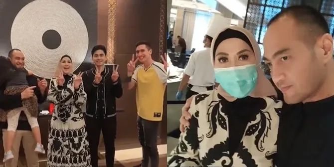 Makin Harmonis, 8 Potret Keluarga Ferry Irawan dan Venna Melinda Buka Puasa Bersama - Ada Athalla & Verrell Bramasta