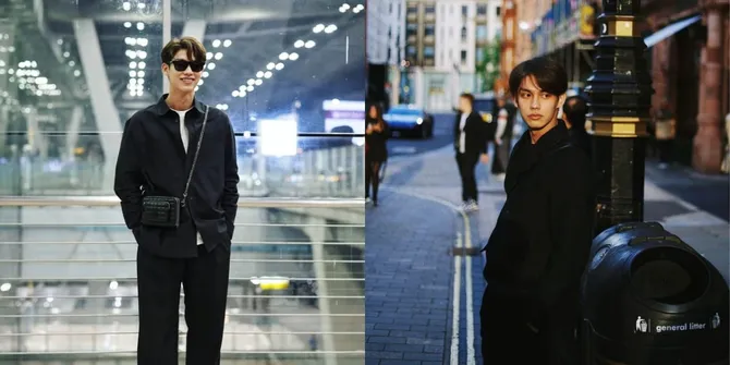 Makin Sulit Digapai! 8 Potret Gantengnya Bright Vachirawit Saat di London, Kenakan Outfit Serba Hitam Damage-nya Bikin Mleyot