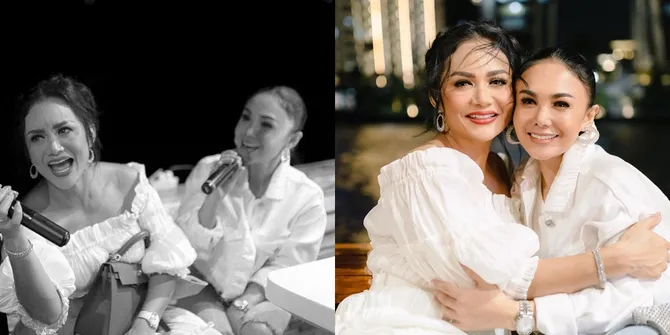 Makin Tua Makin Cantik, 9 Potret Yuni Shara & Krisdayanti di Ulang Tahun Aurel Hermansyah