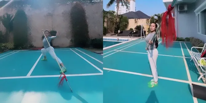 Masih Bugar di Usia Hampir 50 Tahun, Ini 8 Potret Kris Dayanti Yang Begitu Lincah Saat Latihan Wushu