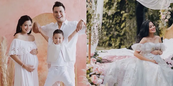 Maternity Shoot Bareng Christian & Juna, Titi Kamal Bak Princess