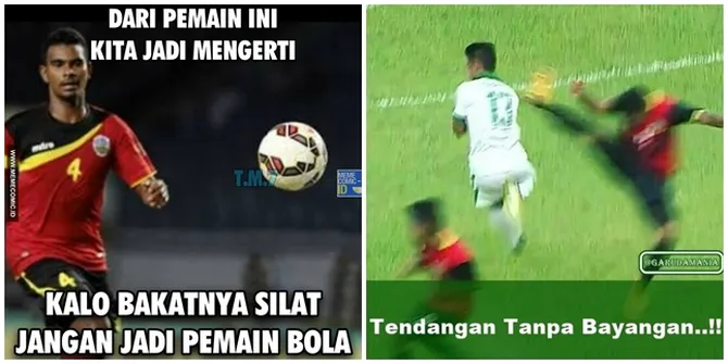 Meme Filipe Pemain Timor Timur Ini Bikin Ngakak, Main Kasar Sih!