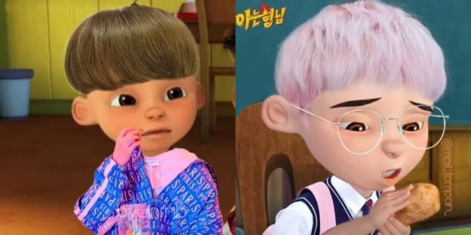 Meme Member EXO Diedit Jadi Ala Karakter Upin Ipin, Kreatif dan Bikin Ngakak
