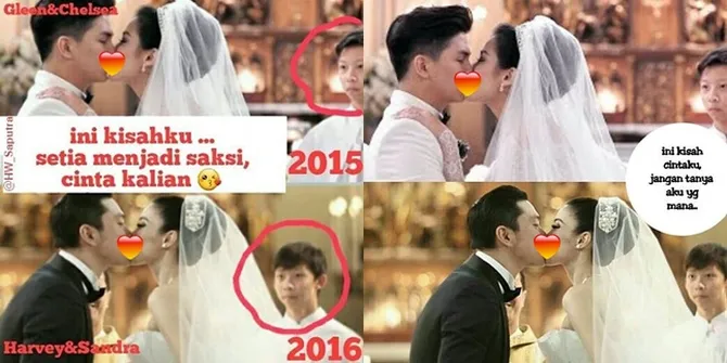 Meme 'Orang Ketiga' di Pernikahan Sandra Dewi, Lucu Tapi Ngenes
