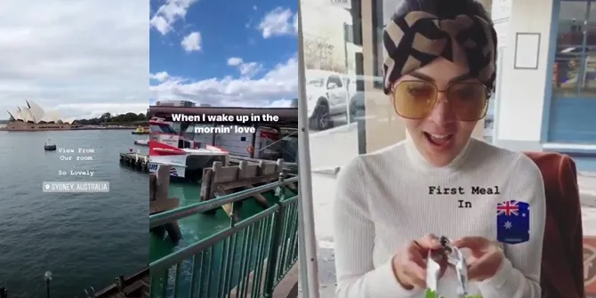 Mendarat di Sydney, Syahrini dan Reino Barack Lanjut Jalan Tapi..