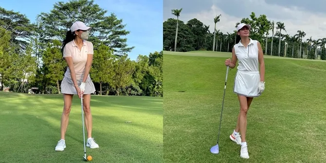 Menolak Tua, Intip 9 Potret Donna Harun Saat Main Golf - Nenek Cantik Pamer Body Goals di Usia Setengah Abad