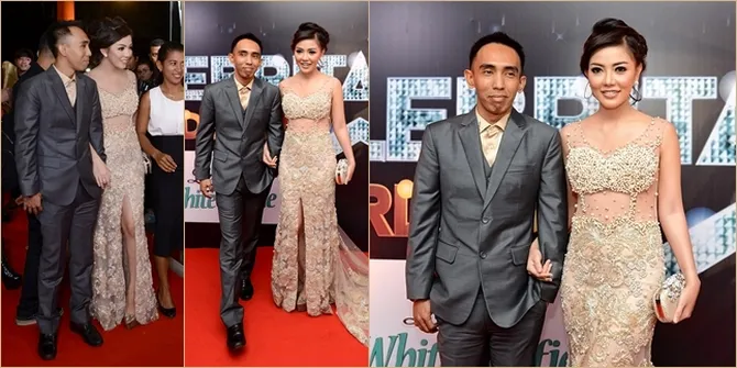 Mewah & Elegan! Suryono Mesra Dampingi Bella Shofie di Red Carpet