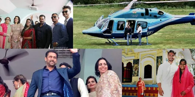 Mewah dan Meriah, Salman Khan Hadiri Pesta Pernikahan Sang Adik