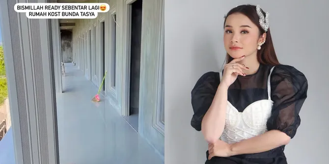 Mewah Tiga Lantai, 9 Potret Kos Milik Tasya Rosmala yang Sudah Setengah Jadi - Ada Tempat Aestetic Untuk Foto 