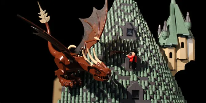 Miniatur LEGO Kastil Hogwarts HARRY POTTER