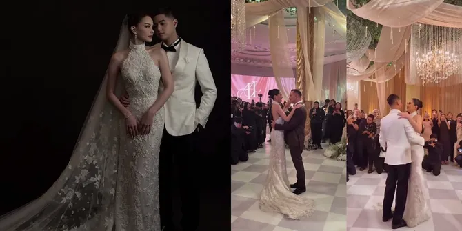 Momen Dansa Pertama Alyssa Daguise dengan Sang Ayah dan Al Ghazali