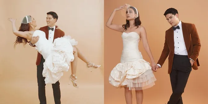 Momen Pemotretan Terbaru Luna Maya dan Maxime Bouttier, Tampil Kompak - Mesra