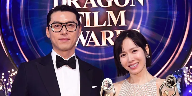 Momen Son Ye Jin dan Hyun Bin di Blue Dragon Film Awards 2025, dari Red Carpet Sampai Ukir Sejarah
