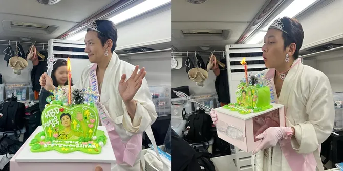 Momen Ulang Tahun Ji Chang Wook Dirayakan Kocak, Didandani Total Pakai Mahkota dan Selempang ‘Birthday Queen’