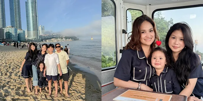 Momen Wendi Cagur Ajak Keluarga Liburan ke Busan, Jajal Sky Capsule