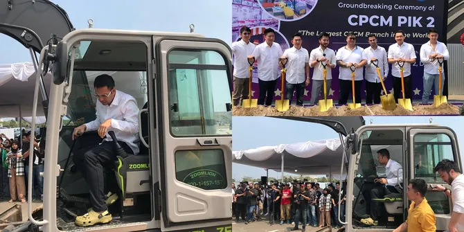 Naik Ekskavator, Ini Potret Raffi Ahmad Resmikan Arcade Game Terbesar di Dunia