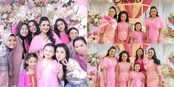 Nggak Kalah Cantik Dari Sang Kakak, 8 Potret Penampilan Arsy Hermansyah di Acara Baby Shower Aurel Hermansyah