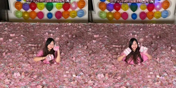 Ngidamnya Beda! Ini 8 Potret Sisca Kohl Bumil Cantik yang Asyik Mandi Uang - Bikin Netizen Gigit Jari