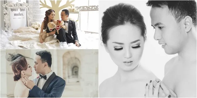 Nikah Bertahta Kemewahan, Ini Foto Prewed Mesra Septian & Istri!