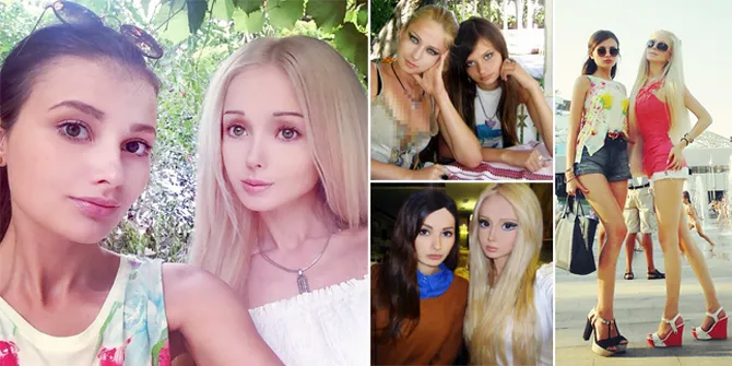 Olga, Adik Valeria Lukyanova Yang Tak Kalah Cantik Dari Barbie