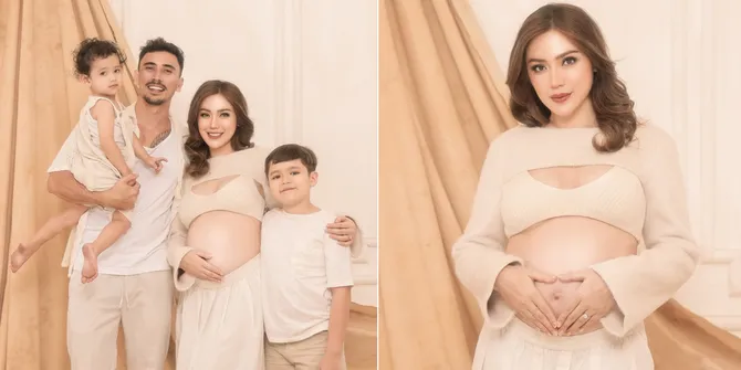 Pamer Bare Baby Bump di Maternity Shoot Terbaru, Bumil Jessica Iskandar Makin Cantik & Glowing Banget