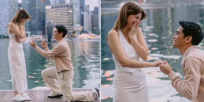 Pamer Cincin Tunangan di Instagram, Intip Momen Romantis Cassandra Lee Saat Dilamar Ryuken Lie
