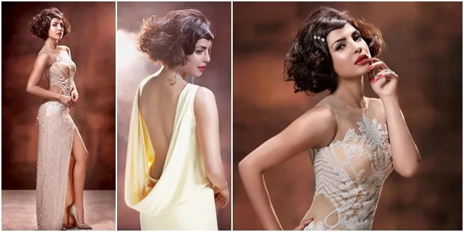 Pamer Punggung Mulus Menggoda, Priyanka Chopra Bikin Sesak Napas