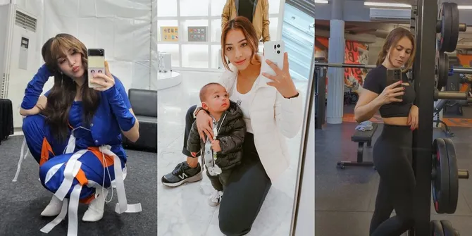 Pamerkan Mirror Selfie Kece, Sederet Artis Ini Pilih Pakai Android - Nggak Tergoda Trend Sekarang