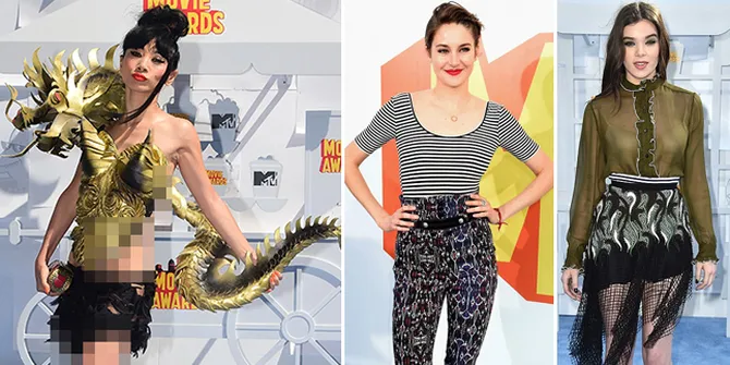 Parade Gaun Terburuk di MTV Movie Awards 2015, Siapa Juaranya?
