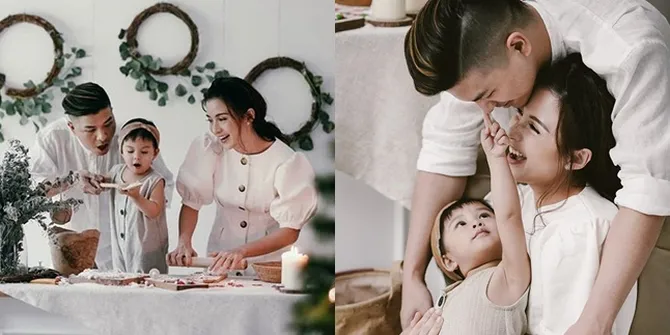 Pemotretan Chelsea Olivia, Glenn Alinskie & Nastusha Sambut Natal