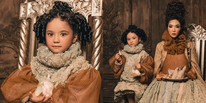 Pemotretan Terbaru Gisella Anastasia dan Gempi, Cantik Berdandan Boneka Belanda - Nasi Bungkus Jadi Sorotan