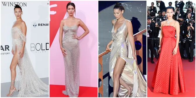 Penampilan Bella Hadid Selama di Cannes, Sering Pakai Outfit Hot