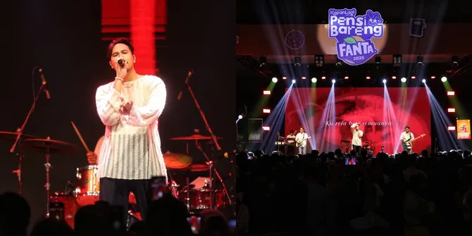 Penonton Histeris! Potret Adrian Khalif Bakar Semangat KapanLagi Pensi Bareng Fanta 2025 di GOR Soemantri
