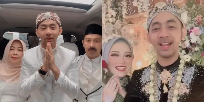 Penuh Bahagia, Begini Potret Pernikahan Wandra Restusiyan Pedangdut Asal Banyuwangi - Mahar Emas dan Uang Tunai