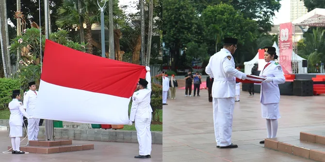 Penuhi Keinginan Terakhir Mendiang Gusti, Sederet Komika dan Seniman Gelar Upacara Penurunan Bendera
